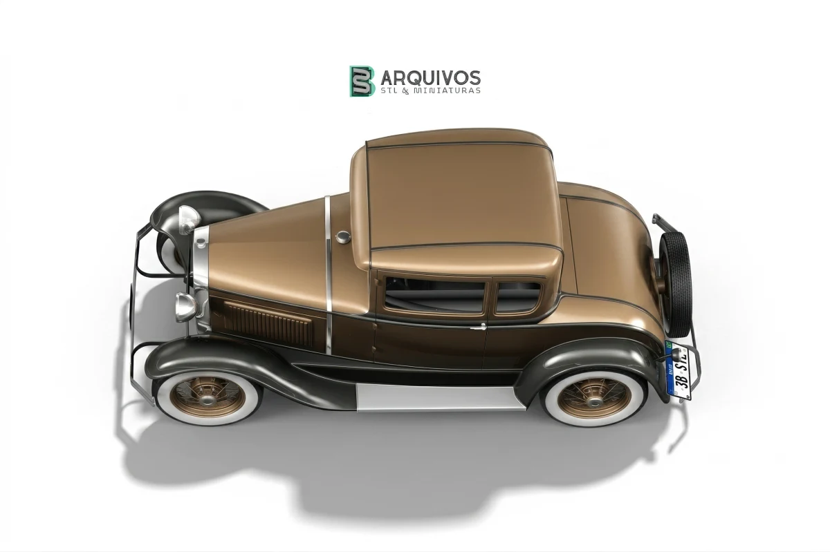 Modelo 3D STL - Ford Model A Coupe 1928 — foto 2